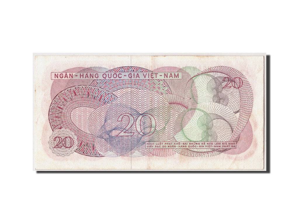 Banknote, South Viet Nam, 20 Dông, AU(50-53)