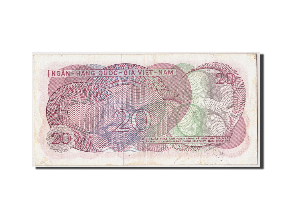 Banknote, South Viet Nam, 20 Dông, EF(40-45)