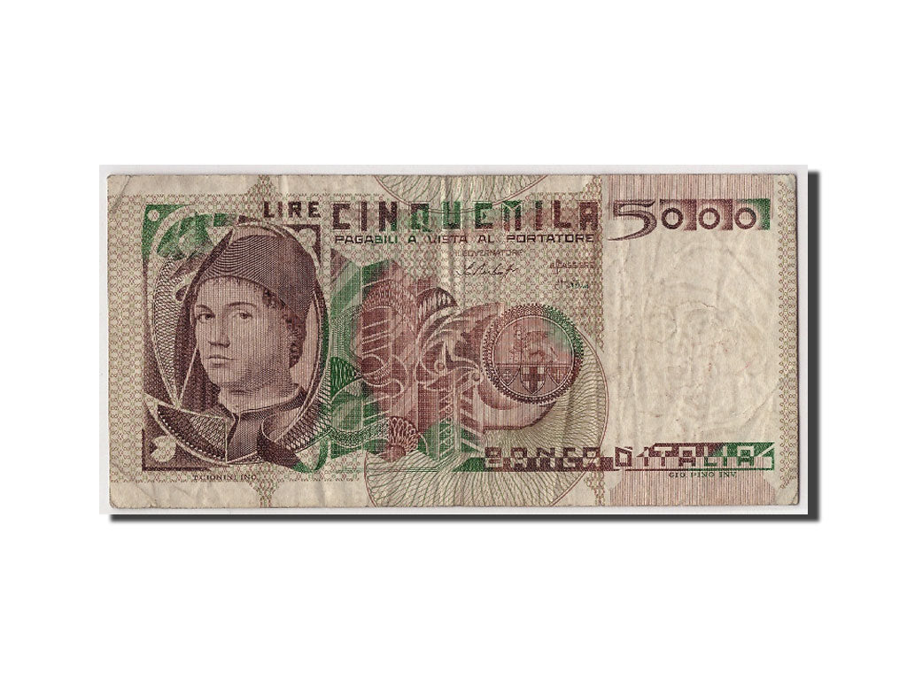 Italy, 5000 Lire, 1979, KM #105a, 1979-03-09, VF(30-35), SA 257841 A