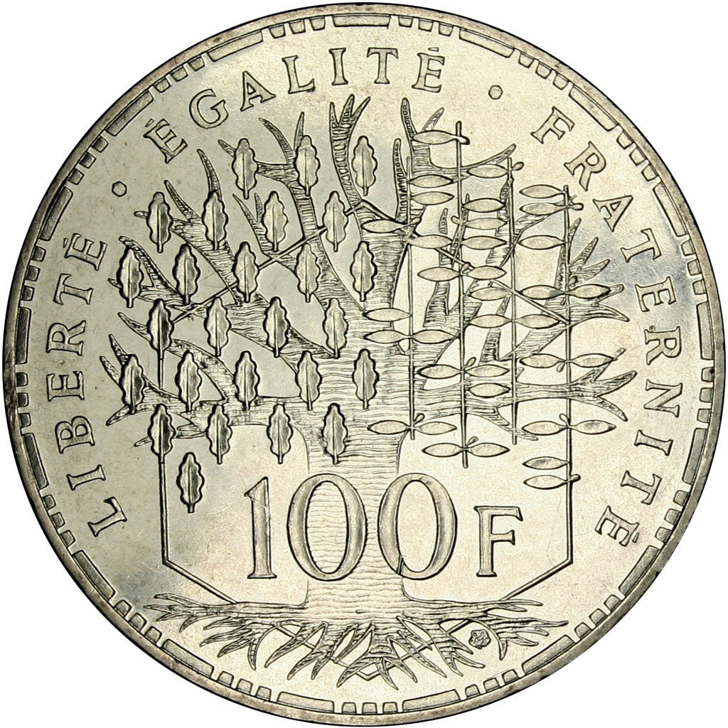 Coin, France, Panthéon, 100 Francs, 1996, Paris, MS(60-62), Silver, Gadoury:898