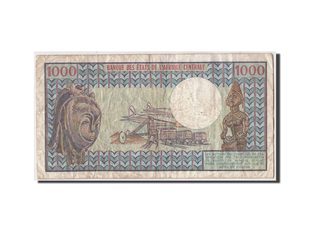 Congo Republic, 1000 Francs, 1978, KM #3d, 1978-04-01, VF(30-35), L.6 64399