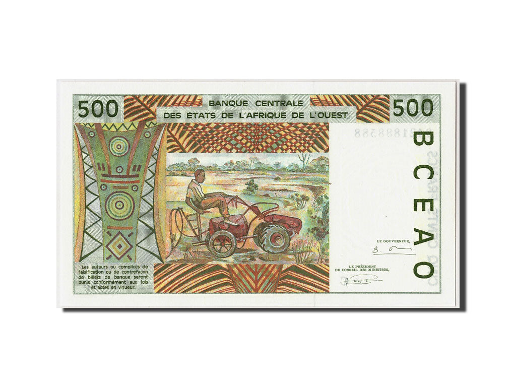 West African States, 500 Francs, 1994, KM #310Cd, UNC(63), C 9421888588