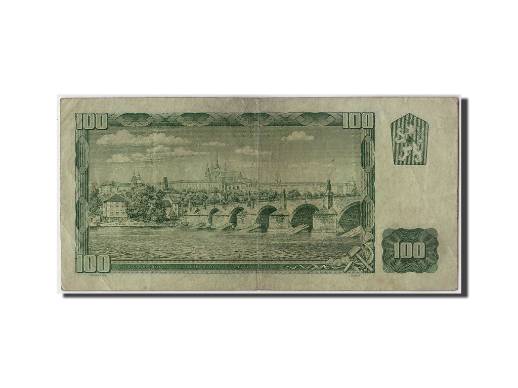 Banknote, Czechoslovakia, 100 Korun, 1961, VF(20-25), Fayette:91a