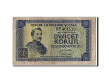 Banknote, Czechoslovakia, 20 Korun, F(12-15), Fayette:61a
