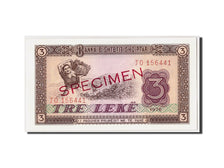 Biljet, Albanië, 3 Lekë, 1976, KM:41s2, SPL