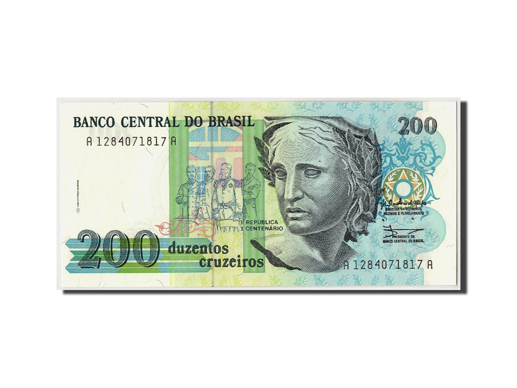 Banknote, Brazil, 200 Cruzeiros, UNC(65-70)