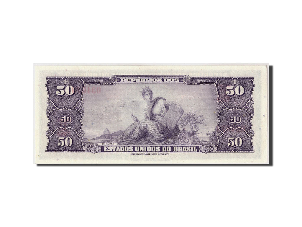 Brazil, 50 Cruzeiros, KM #169a, UNC(63), 034679