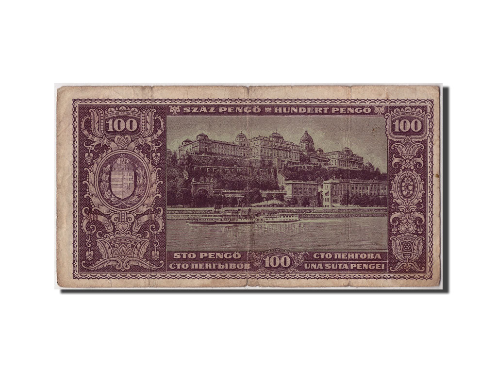 Banknote, Hungary, 100 Pengö, 1945, 1945-04-05, VG(8-10)