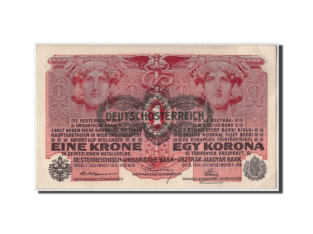 Billet, Autriche, 1 Krone, SPL