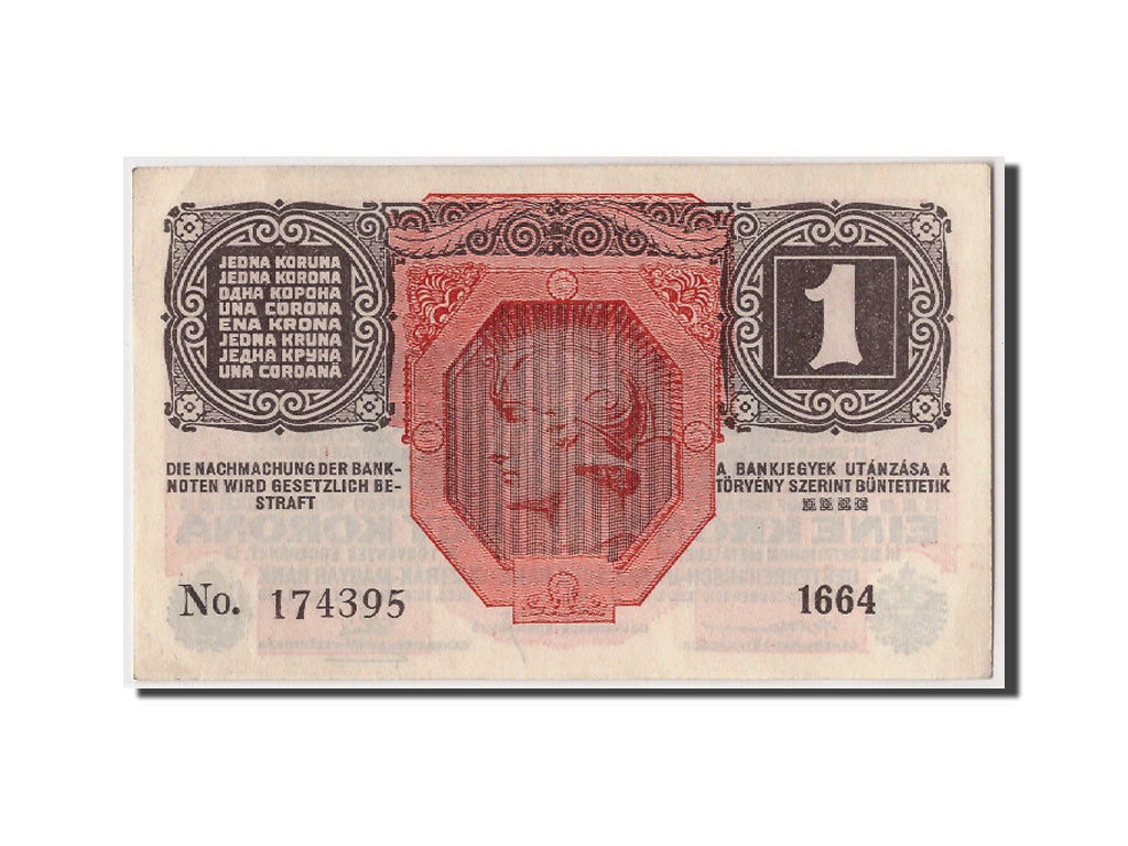 Billet, Autriche, 1 Krone, SPL