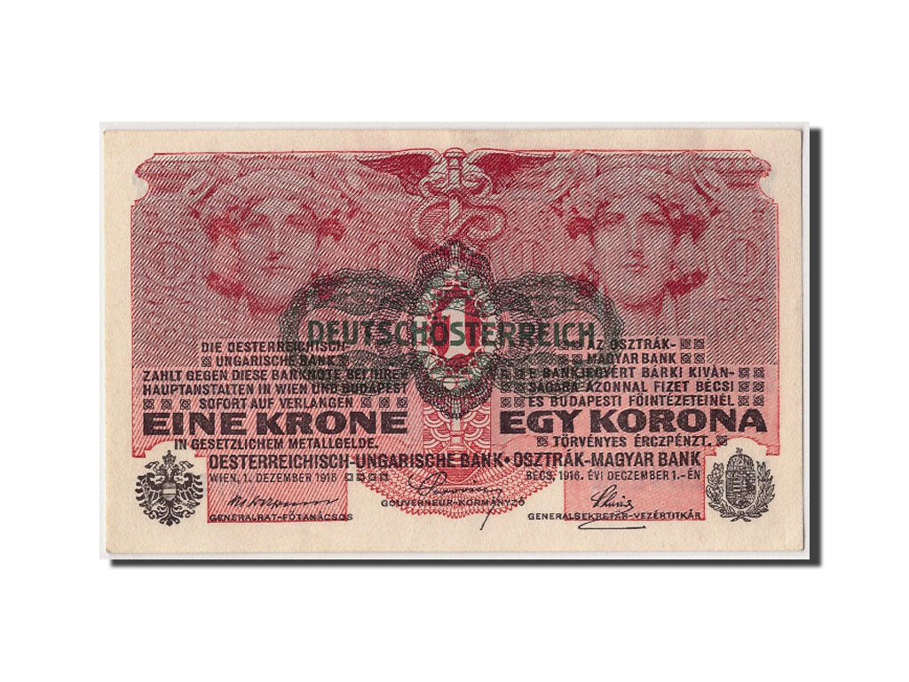 Banknote, Austria, 1 Krone, UNC(63)