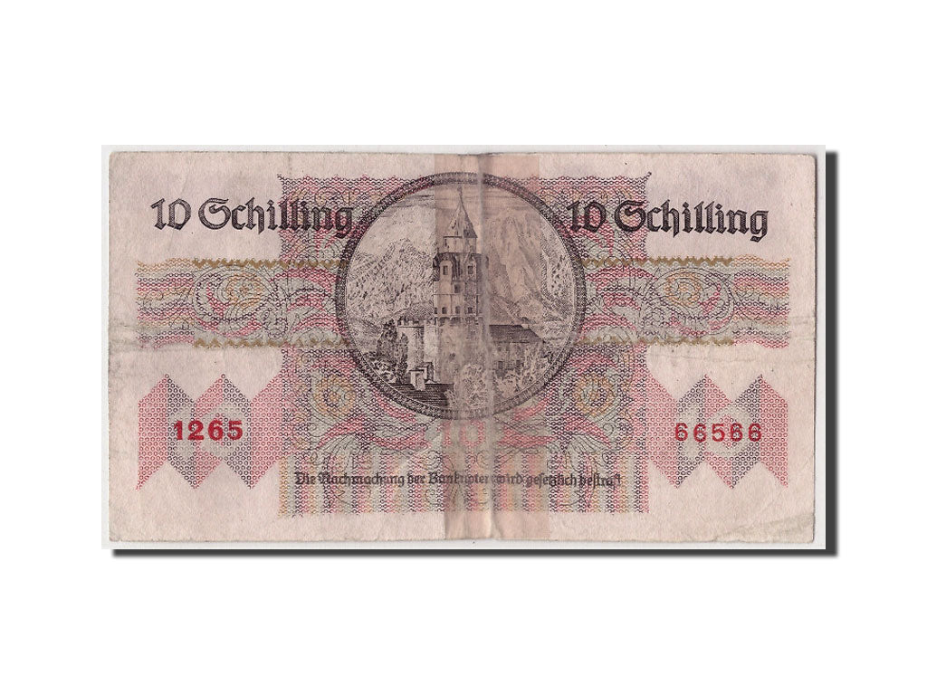 Austria, 10 Schilling, 1946, KM #122, 1946-02-02, F(12-15), 1265 66566