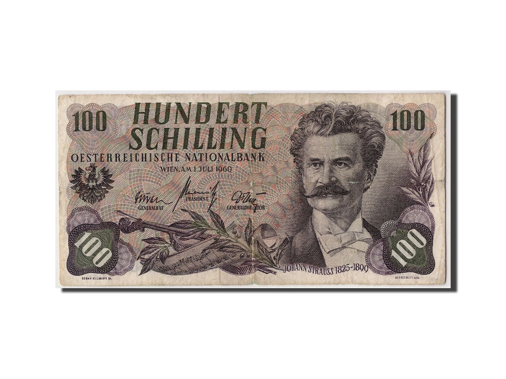 Austria, 100 Schilling, 1960, 1960-07-01, MB