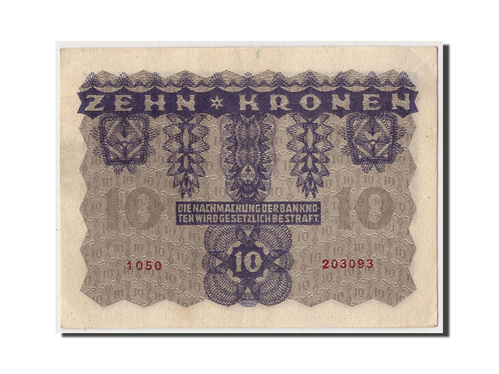 Banknote, Austria, 10 Kronen, 1922, 1922-01-02, AU(55-58)