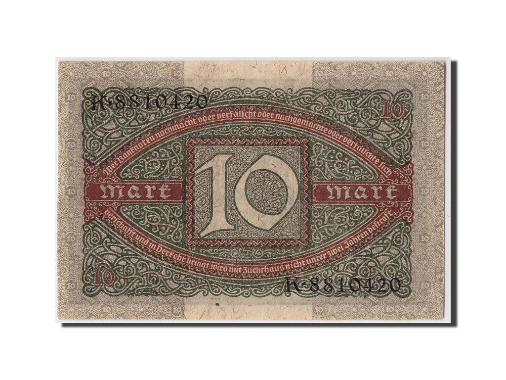 Banknote, Germany, 10 Mark, 1920, 1920-02-06, UNC(60-62)
