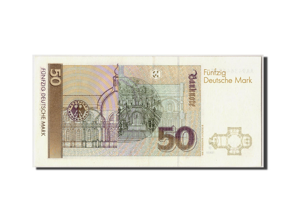 Germany - Federal Republic, 50 Deutsche Mark, 1989, KM #40a, 1989-01-02,...