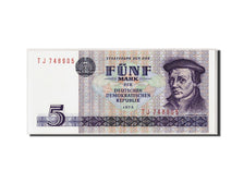Billete, 5 Mark, 1975, República Democrática Alemana, UNC