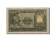 Italy, 50 Lire, 1951, KM #91a, 1951-12-31, F(12-15), O579 052130