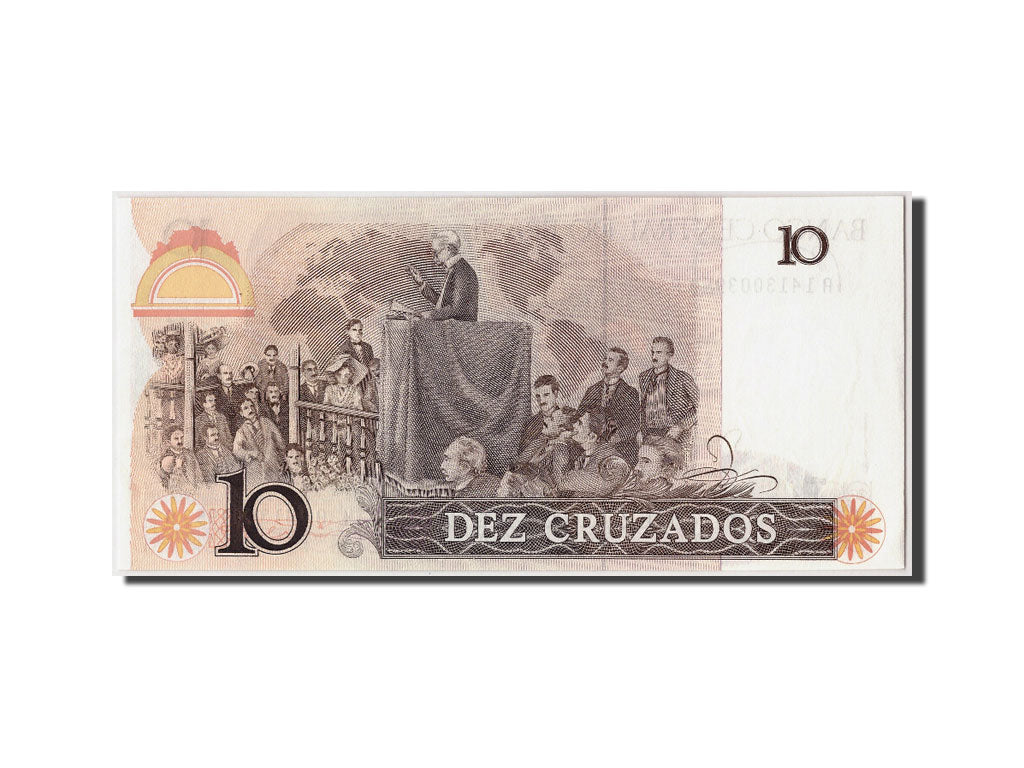 Banknote, Brazil, 10 Cruzados, UNC(60-62)