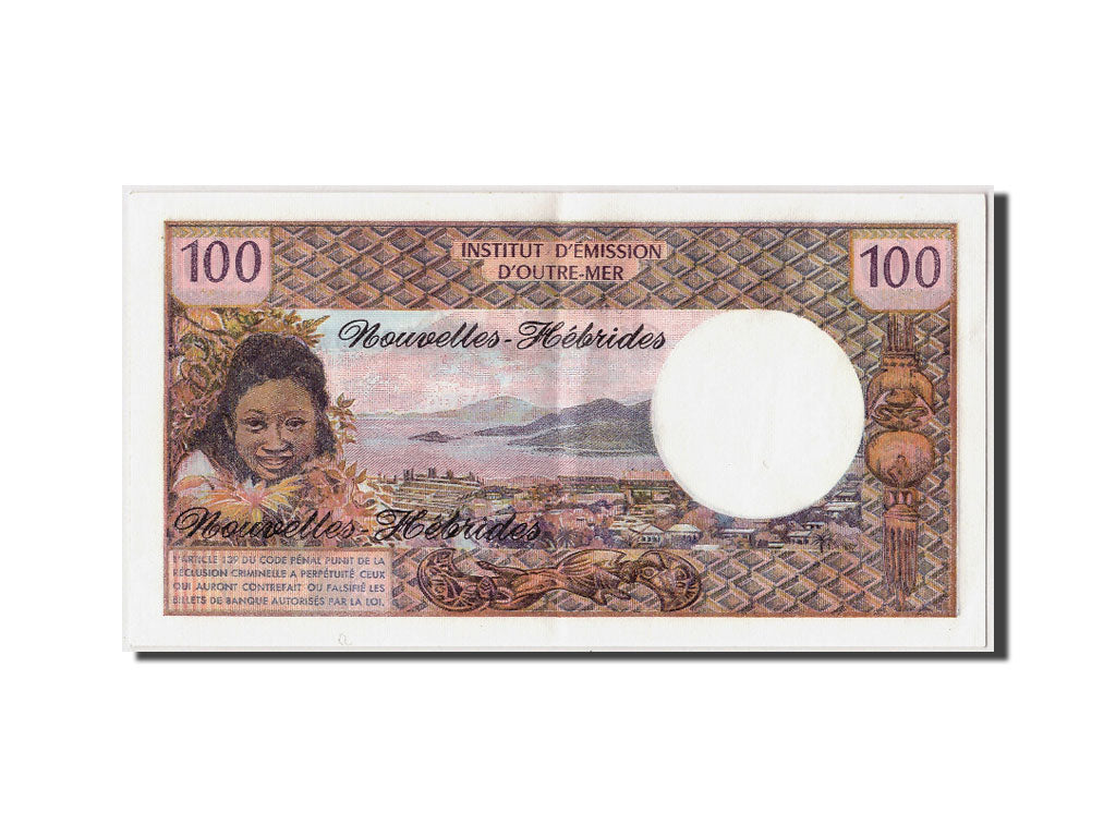 Nuove Ebridi, 100 Francs, SPL