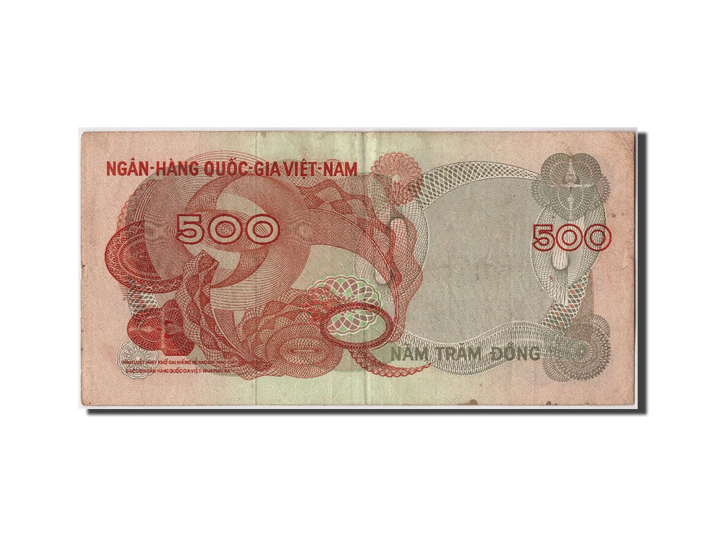 Billet, South Viet Nam, 500 Dông, TB