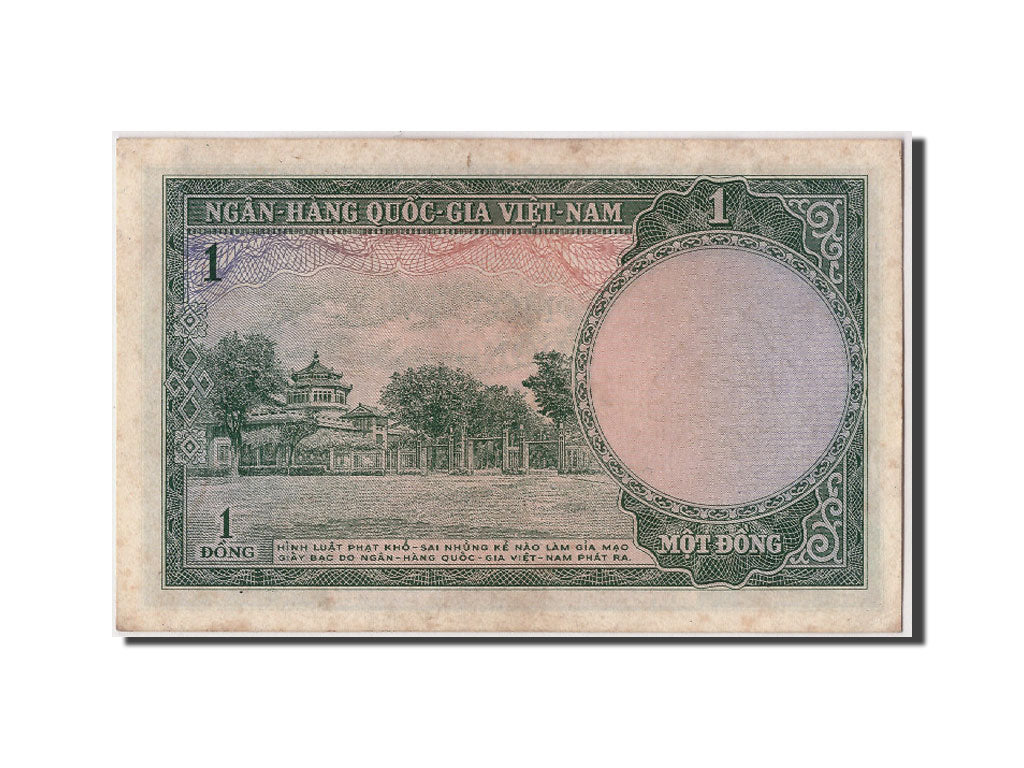 Banknote, South Viet Nam, 1 D<ox>ng, EF(40-45)