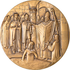 France, Medal, Ville de Reims, XVe Centenaire du baptême de Clovis, History
