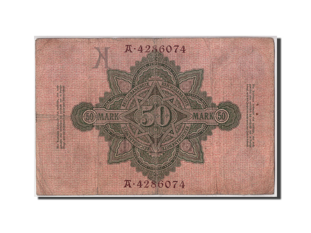 Banknote, Germany, 50 Mark, 1910, 1910-04-21, VF(20-25)