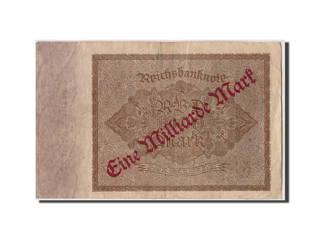 Banknote, Germany, 1 Milliarde Mark on 1000 Mark, EF(40-45)