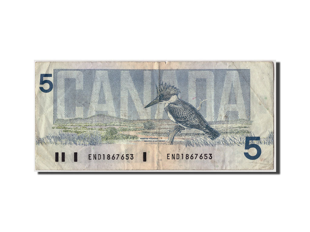 Canada, 5 Dollars, 1986, KM #95a2, VF(30-35), END1867653
