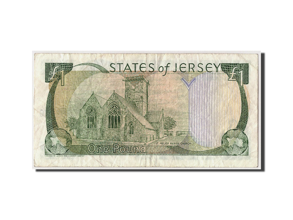 Jersey, 1 Pound, KM #15a, VF(30-35), FC991576
