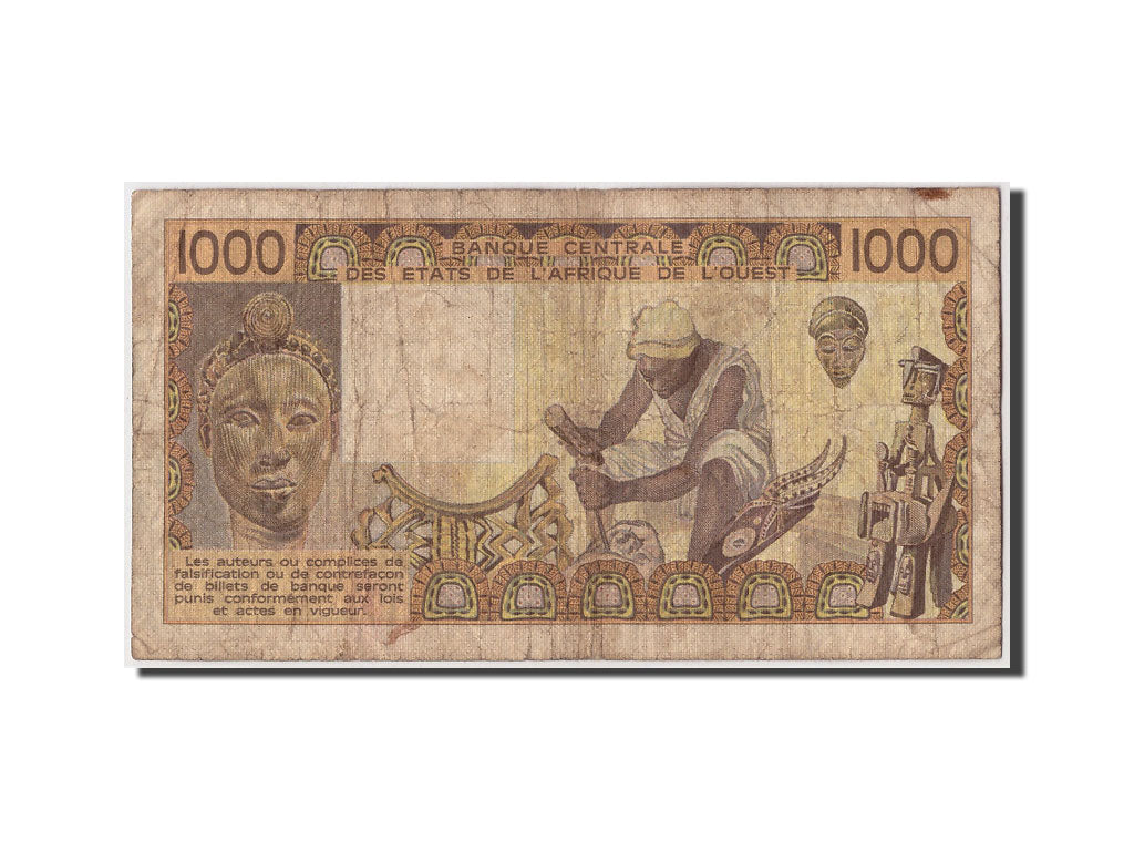 Stati dell'Africa occidentale, 1000 Francs, 1981, B+