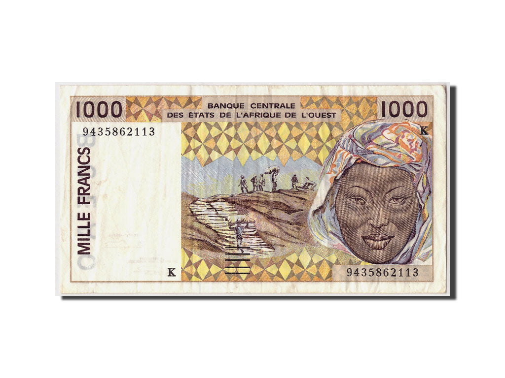 West African States, 1000 Francs, 1994, KM #711Kd, EF(40-45), K 9435862113