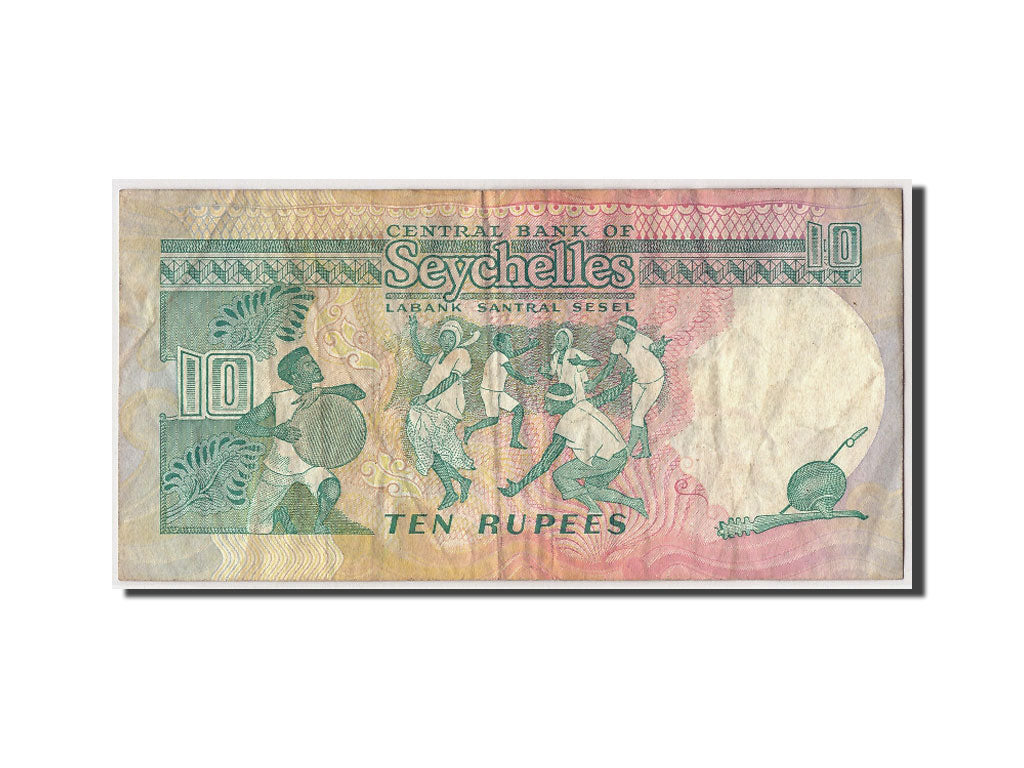 Billete, 10 Rupees, Seychelles, BC+