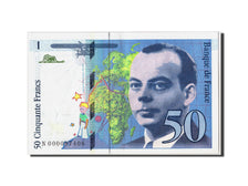 Geldschein, Frankreich, 50 Francs, 50 F 1992-1999 ''St Exupéry'', 1992, UNZ-