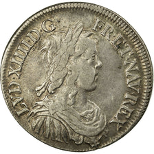 Coin, France, Louis XIV, 1/2 Écu à la mèche longue, 1/2 Ecu, 1647, Paris