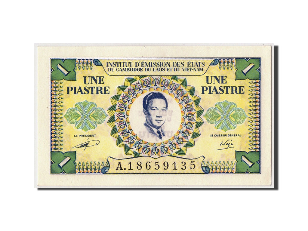French Indo-China, 1 Piastre = 1 Dong, KM #104, UNC(63), A.18659135