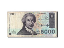 Croatia, 5000 Dinara, 1992, KM #24a, 1992-01-15, VF(30-35), D0446841