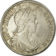Coin, France, Louis XIV, 1/2 Écu à la mèche longue, 1/2 Ecu, 1648, Paris