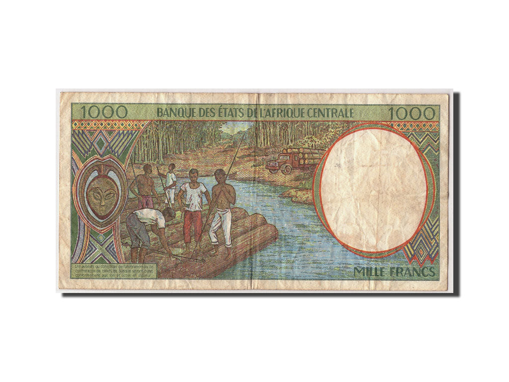 Central African States, 1000 Francs, 1994, KM #302Fb, VF(30-35), F 9438815836