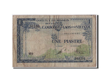 French Indo-China, 1 Piastre = 1 Dong, KM #105, VG(8-10), M9 36130