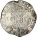 SPANISH NETHERLANDS, Patagon, 1657, Brabant, KM #53.3, EF(40-45), Silver, 28.05