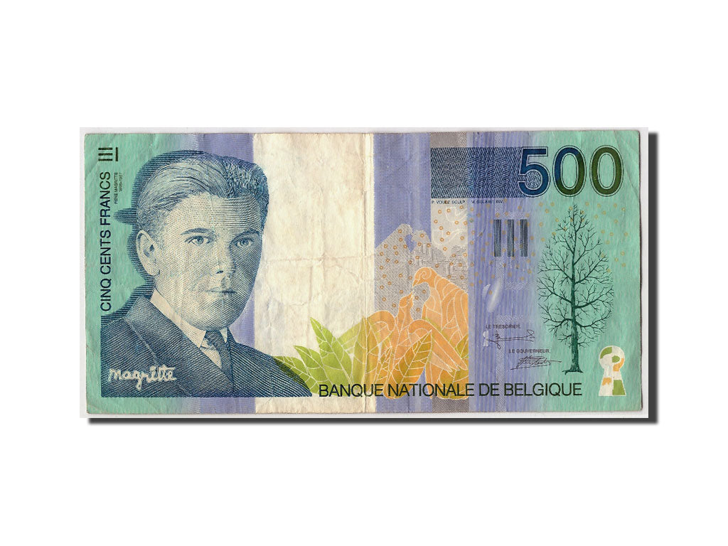 Belgium, 500 Francs, KM #149, VF(20-25), 40400215442
