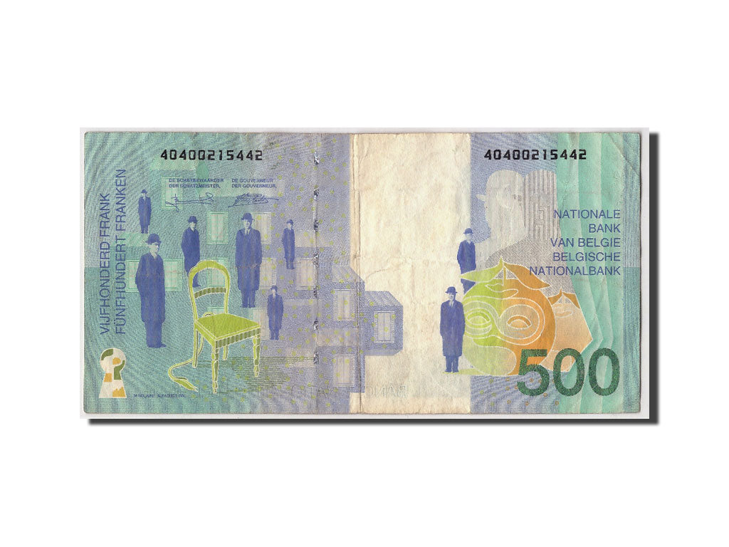 Belgium, 500 Francs, KM #149, VF(20-25), 40400215442