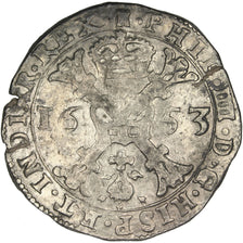 Coin, Spanish Netherlands, BRABANT, Patagon, 1653, Brabant, EF(40-45), Silver