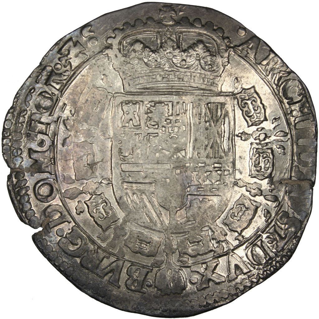 Coin, Spanish Netherlands, BRABANT, Patagon, 1653, Brabant, EF(40-45), Silver