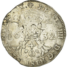 Hiszpania niderlandzka, BRABANT, Philip IV, Patagon, 1632, Brussels, Srebro