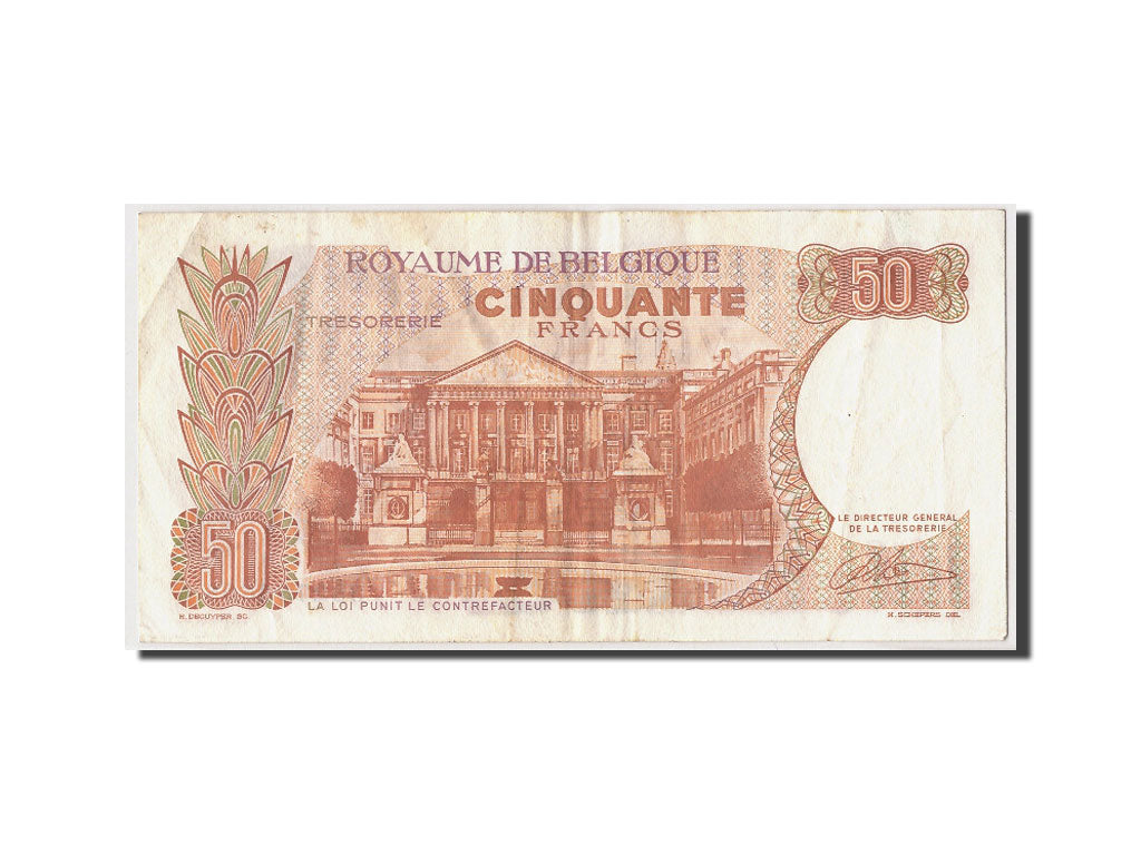 Banknote, Belgium, 50 Francs, 1966, 1966-05-16, EF(40-45)