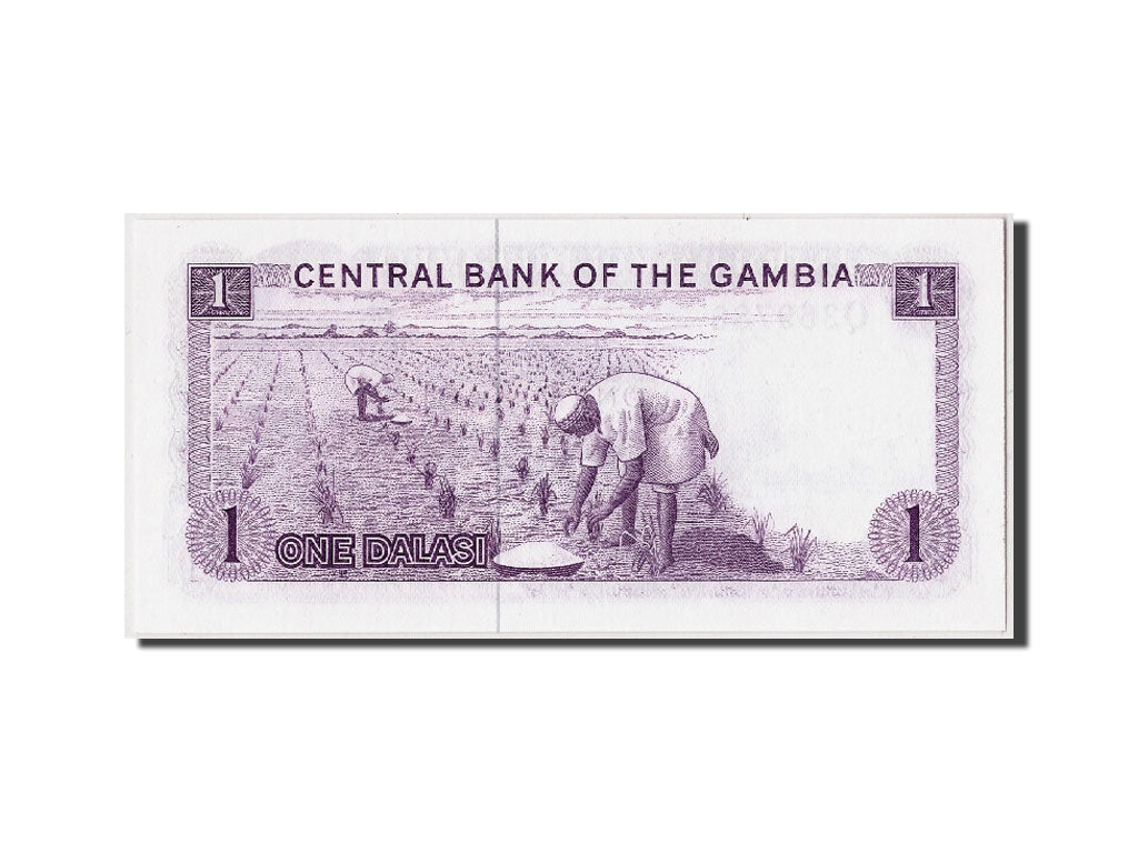 Geldschein, Gambia, 1 Dalasi, UNZ