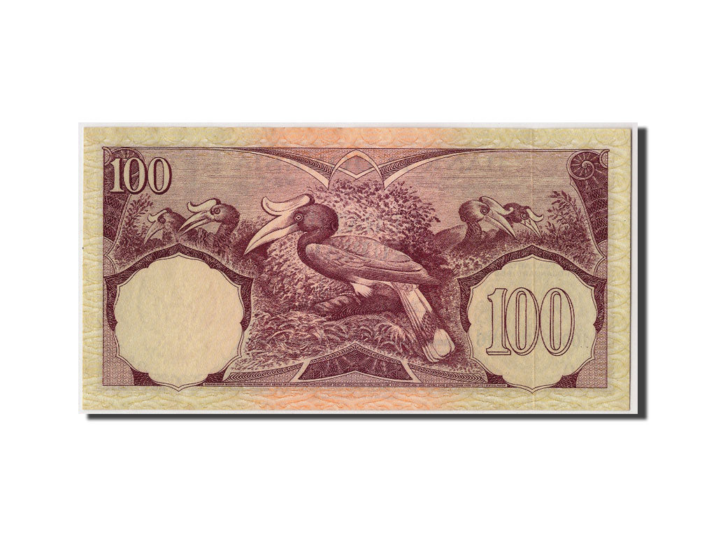 Indonésie, 100 Rupiah type 1959